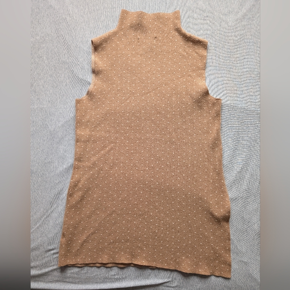 Nanette Lepore Wool Blend Polka Dot Mock Neck Sweater